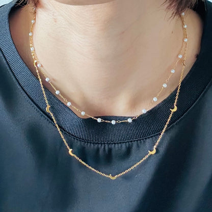 【ステンレス】ステーション モチーフネックレス